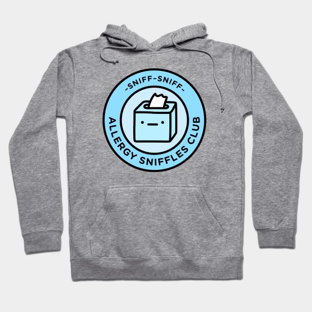 Allergy sniffles club Hoodie by Robot Dance Battle